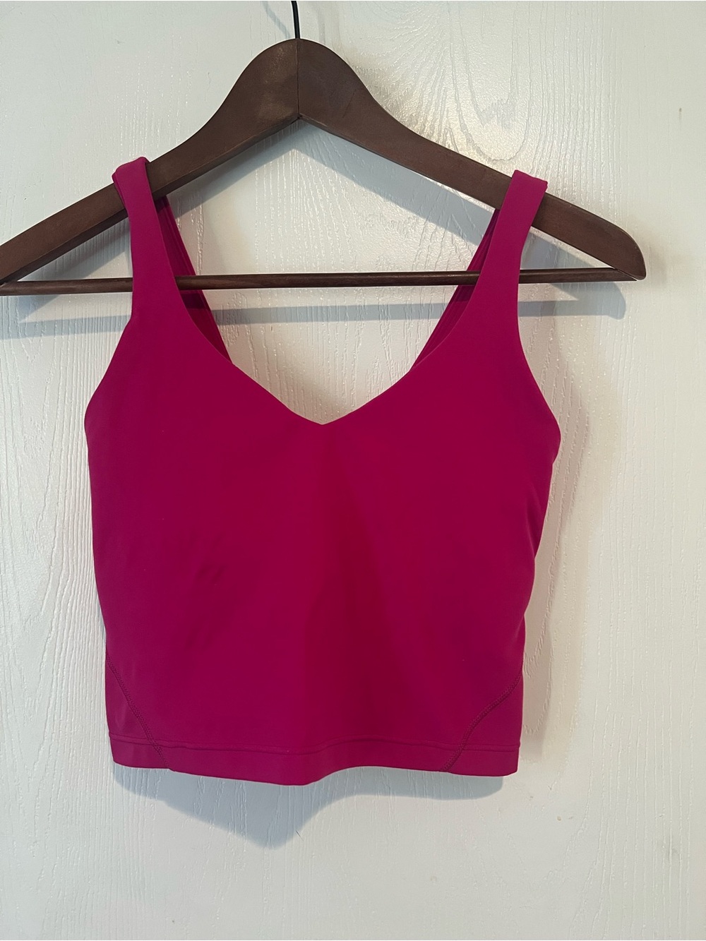 lululemon athletica Magenta V-Neck Tank Top